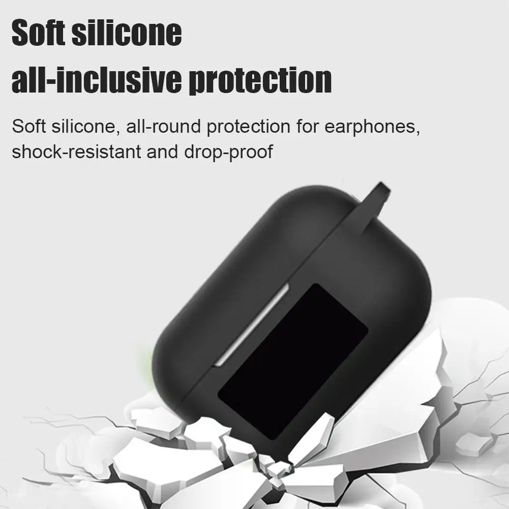 Silicone Earphone Protective Case For A9 Pro Touchscreen Headphones Silicone Sleeve For Bluetooth Headphones Anti-drop Soft Case