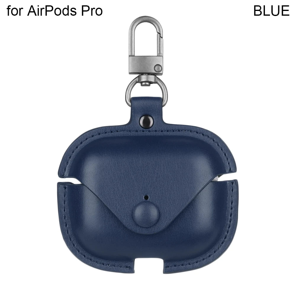 PU Leather Bluetooth Wireless Earphone Case for Apple Airpods 1/2/3/Pro Ultralight Fashion Headphones Case Protective Cover