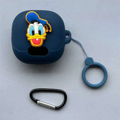 For (MI)Xiaomi Buds 5 ProTrue Wireless Bluetooth Earphone Cover DIY Cartoon Silicone Anti Drop Soft Cover With Hook