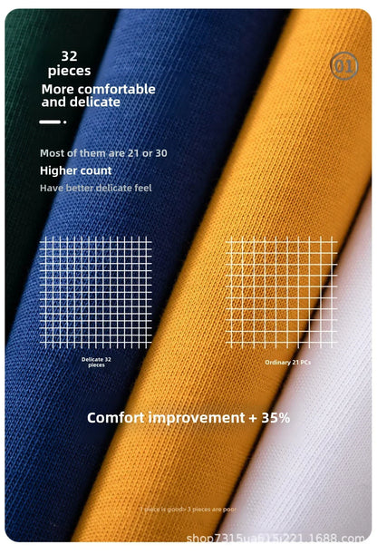 Summer 100% Cotton Men T Shirts 300grams Heavy Duty Short Sleeve Casual Basic Solid Color Ovesize Men Women Tops T-shirt