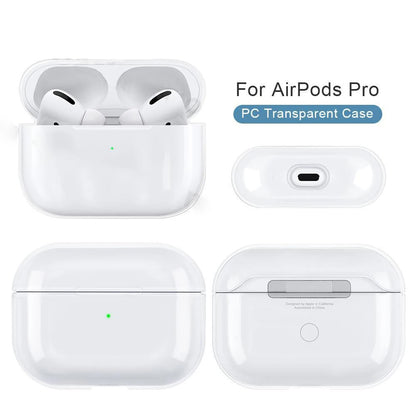 Crystal Cute Earphone Case For Apple AirPods 3 2 1 Case PC Hard Transparent Protective Cover For Airpod Pro 1st 2nd Charging Box