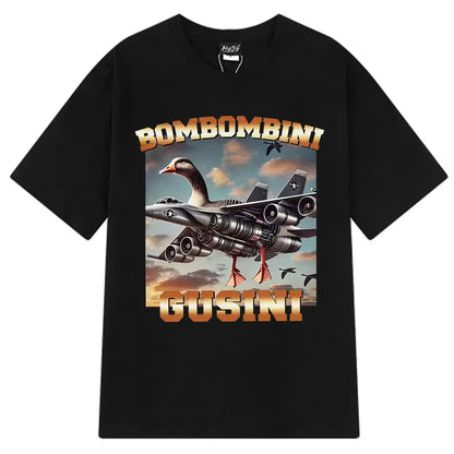 Brr Brr Patapim T Shirt Funny Italian Brainrot Meme Graphic T-shirt Men Women Summer 100% Cotton Cozy Soft O-Neck T-shirts Tops