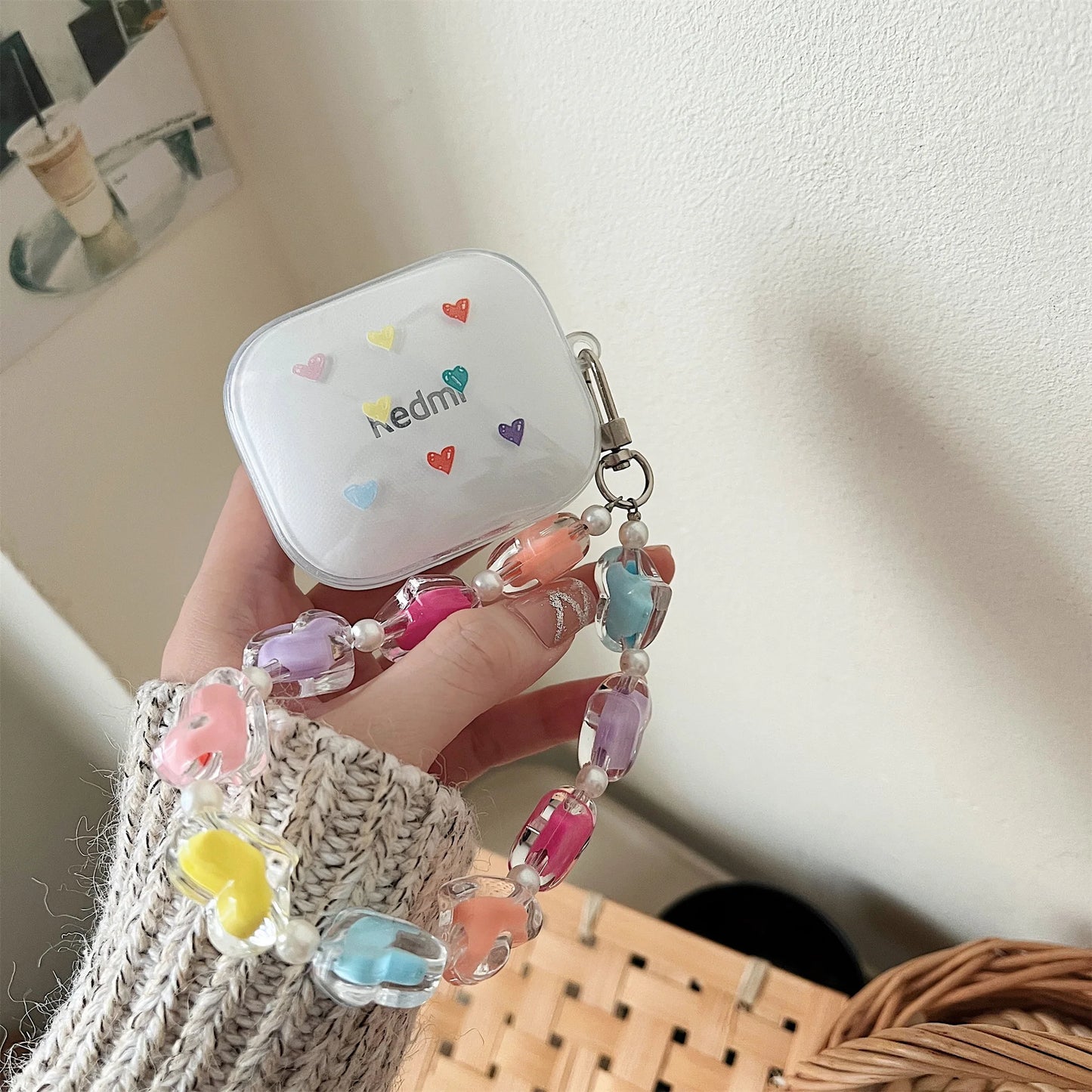 3D Cartoon Transparent For Redmi Buds 6 7S Case Cute Puppy Earphone Shockproof Soft Shell Protective Sleeve Cover