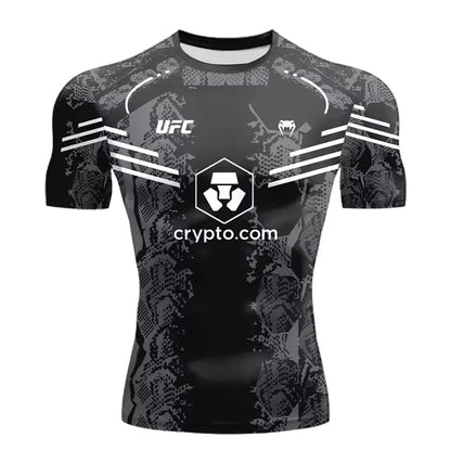 2025 New Hot Selling UFC Boxing Match Pursuer T-shirt For Men And Women In Summer  Casual Breathable Oversized Quick Drying Top