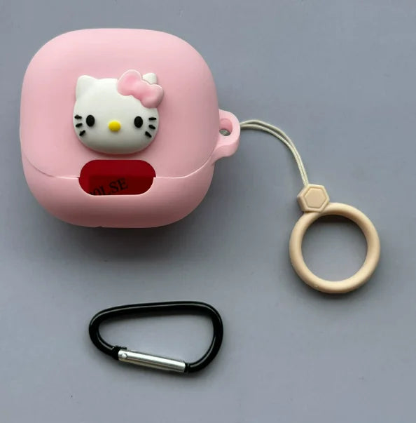 For (MI)Xiaomi Buds 5 ProTrue Wireless Bluetooth Earphone Cover DIY Cartoon Silicone Anti Drop Soft Cover With Hook