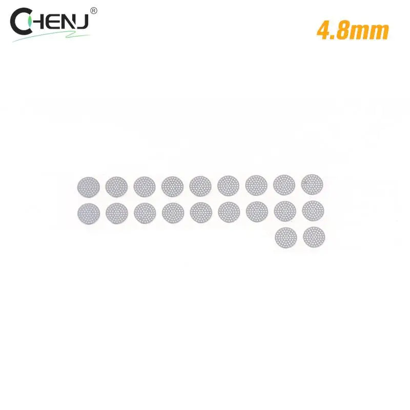 20Pcs Earphone Dustproof Net 4.0-5.0mm Mesh Net Filter In-ear Headphones Anti-dust Protector Cover Earphone Accessories