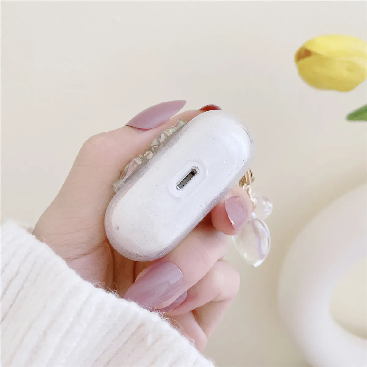 Buttery Soft Case with Keychain For AirPods 4 Airpods 3 2 1 pro 2nd Wireless Earphone Accessories Headphone Box Cover