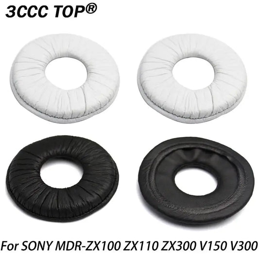 2PCS Soft Foam Ear Pad For SONY MDR-ZX100 ZX110 ZX300 V150 V300 Headphones Replacement Cushion Ear Pads Accessories