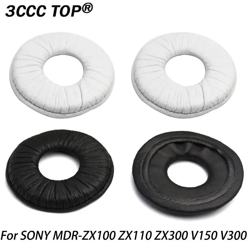 2PCS Soft Foam Ear Pad For SONY MDR-ZX100 ZX110 ZX300 V150 V300 Headphones Replacement Cushion Ear Pads Accessories