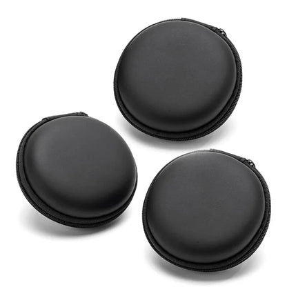 Earphones Holder Case Portable Storage Carrying Hard Bag Box Case For Headphone Accessories Earbuds Memory Card USB Data Cables