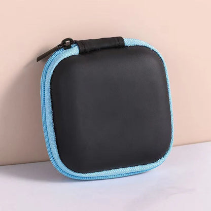 Mini Square EVA Earphone Protective Box Digital Charger Headphone Storage Bag USB Data Cable Organizer Carrying Pouch