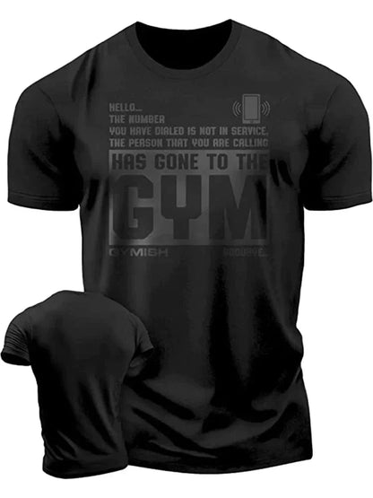 New 3D Printed Recover Fully Workout T-Shirt Funny Gym T-Shirt High Quality Cotton Men's Short Sleeves Muscle Man Tough Guy T