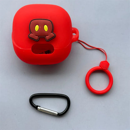 For (MI)Xiaomi Buds 5 ProTrue Wireless Bluetooth Earphone Cover DIY Cartoon Silicone Anti Drop Soft Cover With Hook