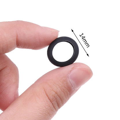 10pcs Flat Earphones Silicon Rubber Ring Case Flexible Earphone Shell Cover for 15mm Earphones