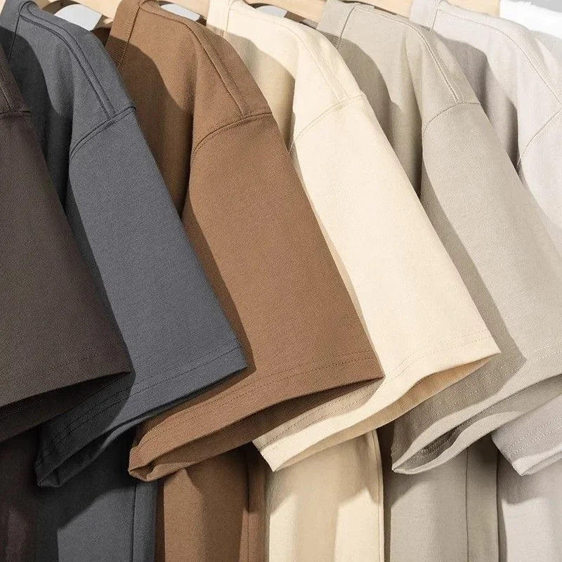 100% Cotton T Shirts Unisex 450G High Quality White T-shirts Tee Shirts Summer Blank Tshirt For Men Camisetas Para Hombre