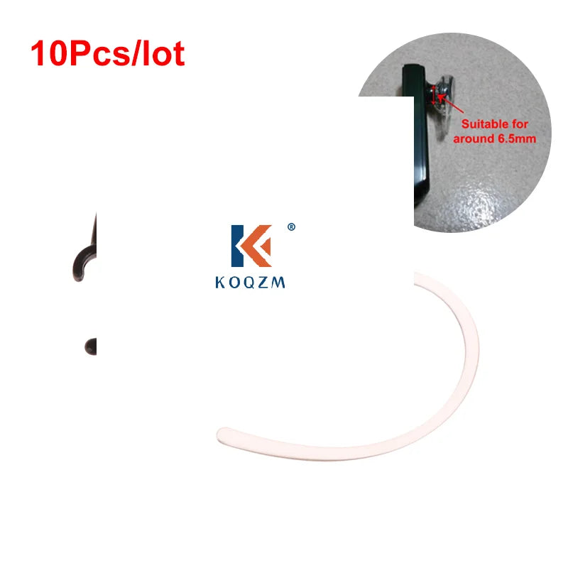 10Pcs Universal Bluetooth Headset Earhooks 6MM Hanger Accessories Hook Loop Universal Caps Ear Ear Ear Clip Hooks