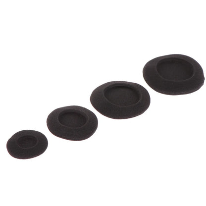10pcs 3.5/4.5/5.5/6cm Black Foam Ear Pads Protection Thicken Sponge Replacement Cushions Covers Earphones for Headphones