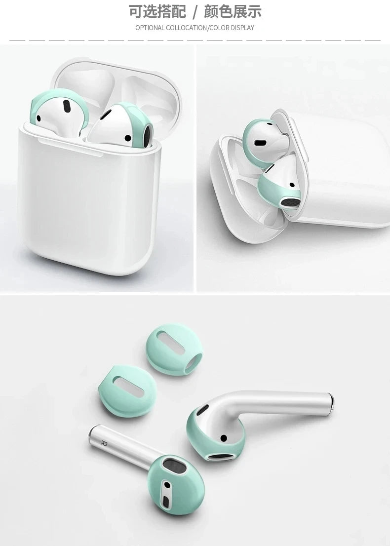 1pair Ear Pads For Airpods Free Buds3 Pro Wireless Bluetooth Iphone Earphones Silicone Ear Caps Earphone Case Earpads Eartips
