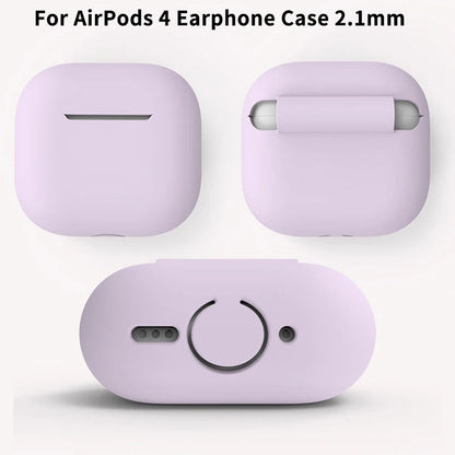 New Case For Apple AirPods 4 Silicone Protective Cover With Charging Port Anti-Dust Dirt Dust Plug For Airpods 4 Earphone Case