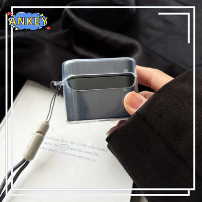 for ROSESELSA Earfree i5 Case Soft Clear TPU Shockproof Protective Cover Accessories with Lanyard