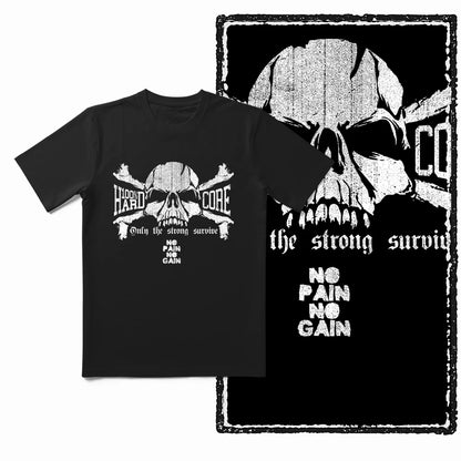 Coolmind YG Fitness Gym Cotton exclusive graphic Men's T-shirt 100% cotton large size fresh black men's new style T-shirt