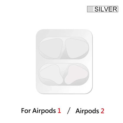 Dust-proof Scratchproof Sticker For AirPods 1 2 Sticker Dust Guard Protective Earphone Film For Apple AirPods 2 1 Cover Stickers