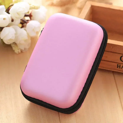 Mini Camera Case Bag Multi-functional Earphone Bag Video Waterproof Digital Portable Hard Bag EVA Storage Box Storage Bags 1Pc