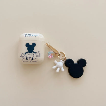 Disney Mickey Minnie Mouse Case For Airpods Pro 2,Protective Bluetooth Earphone TPU Cover For Airpods Pro Case For Girls Men