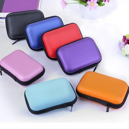 Mini Camera Case Bag Multi-functional Earphone Bag Video Waterproof Digital Portable Hard Bag EVA Storage Box Storage Bags 1Pc