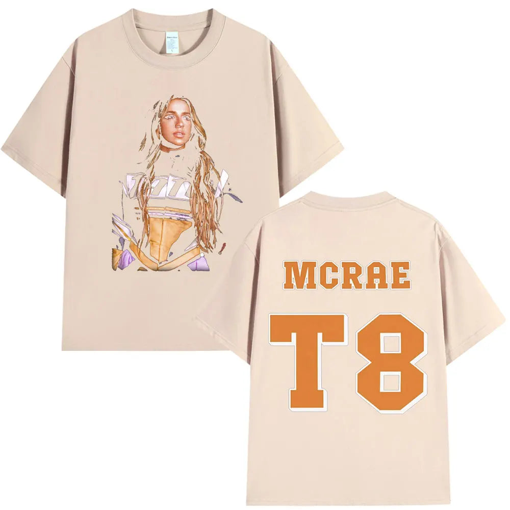 Tate McRae T8 So Close To What 2025 Album T-shirt Fans Gift Men Women Harajuku Cotton Short Sleeve T-shirts Summer Tee Shirt