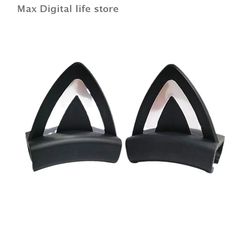 2 Pieces Cat Ear For Earphone Gaming Headsets Attachment Stereo Headset Decoration Lightweight Silicone Pendant