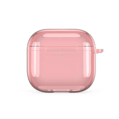 Transparent Case for AirPods 4 Wireless Bluetooth Earphone Soft TPU Clear Protective Cover with Hook for Air Pods 4 Accessories