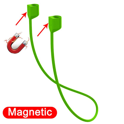 Soft Silicone Anti Lost Magnetic Rope Earphones for Apple Airpods Pro 2 1 3 Huawei FreeBuds Bluetooth Wireless Headphone Straps