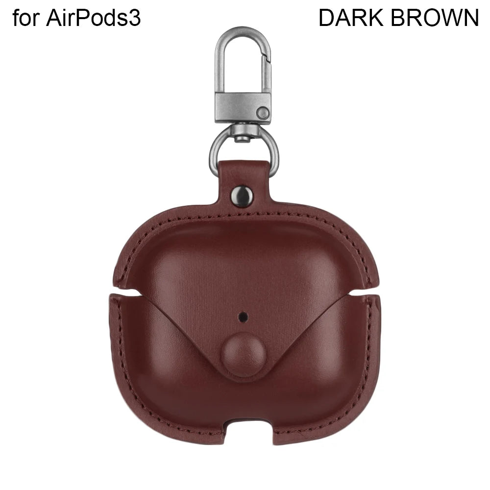 PU Leather Bluetooth Wireless Earphone Case for Apple Airpods 1/2/3/Pro Ultralight Fashion Headphones Case Protective Cover