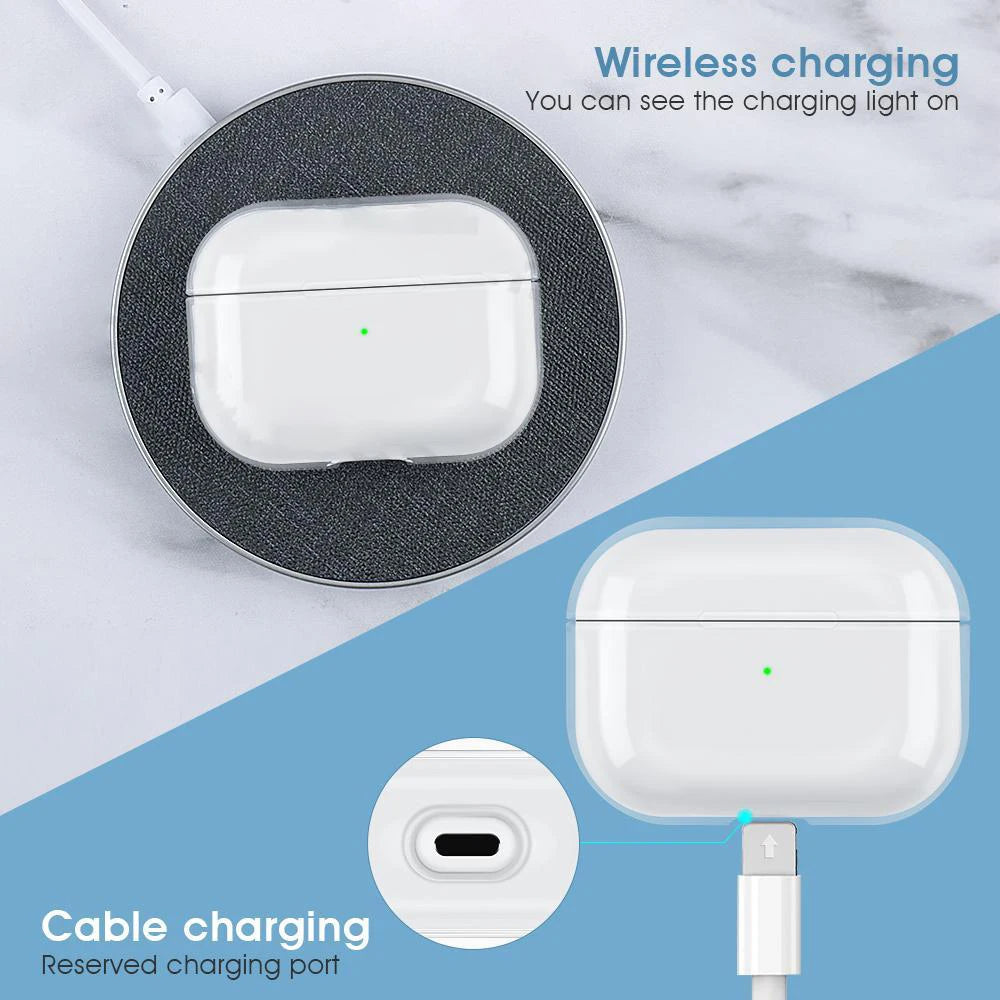 Transparent Case For Airpods Pro 2nd gen Case PC Hard Earphone Cover For Apple Air Pods 3 2 1 Earpods Case Charging Box Shell