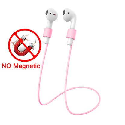 Magnetic Anti-Lost Silicone Earphone Neck Rope For AirPods 1 2 3 Pro Wireless Bluetooth Headphone Neck Strap Cord String Lanyard