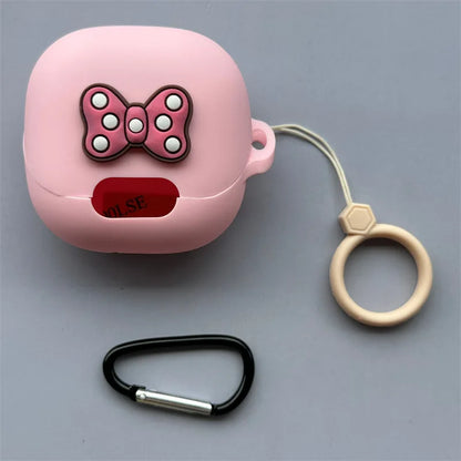 For (MI)Xiaomi Buds 5 ProTrue Wireless Bluetooth Earphone Cover DIY Cartoon Silicone Anti Drop Soft Cover With Hook