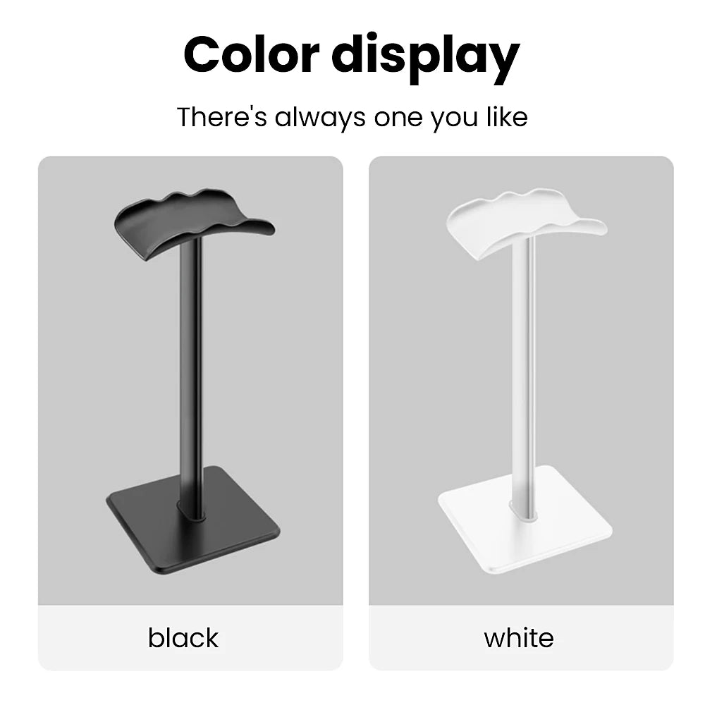 Desktop Aluminium Alloy Aluminium for-Bluetooth Headset Stand Holder Headphone Rack Mount Hanger wired Earphone Gamer Hanger PC