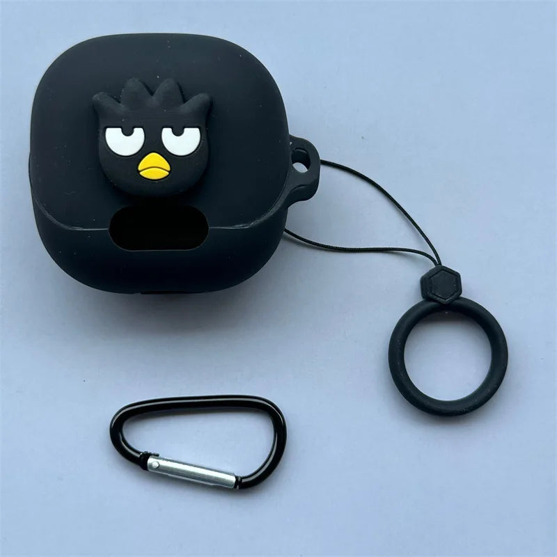 For (MI)Xiaomi Buds 5 ProTrue Wireless Bluetooth Earphone Cover DIY Cartoon Silicone Anti Drop Soft Cover With Hook