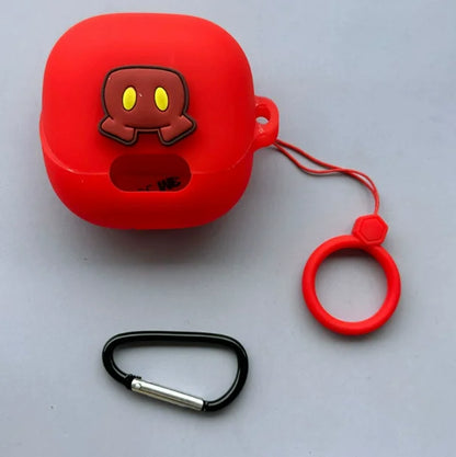 For (MI)Xiaomi Buds 5 ProTrue Wireless Bluetooth Earphone Cover DIY Cartoon Silicone Anti Drop Soft Cover With Hook