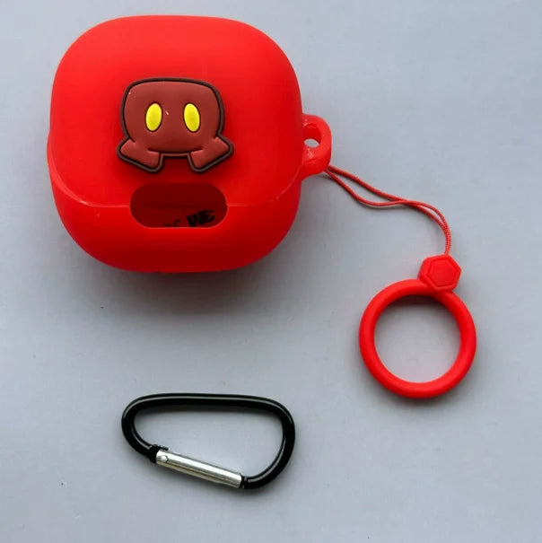 For (MI)Xiaomi Buds 5 ProTrue Wireless Bluetooth Earphone Cover DIY Cartoon Silicone Anti Drop Soft Cover With Hook