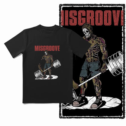 Coolmind YG Fitness Gym Cotton exclusive graphic Men's T-shirt 100% cotton large size fresh black men's new style T-shirt