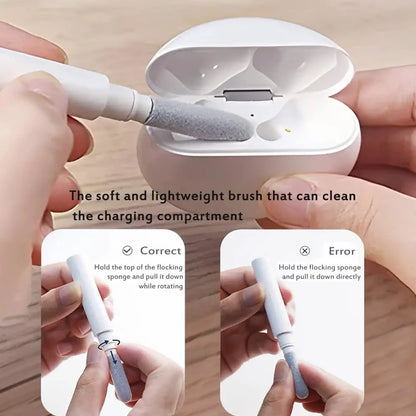 Cleaning Kits for Bluetooth Earphone Airpods Pro 1 2 3 Earbuds Case Cleaning Pen Brush Tools for Samsung Xiaomi Huawei Airdots