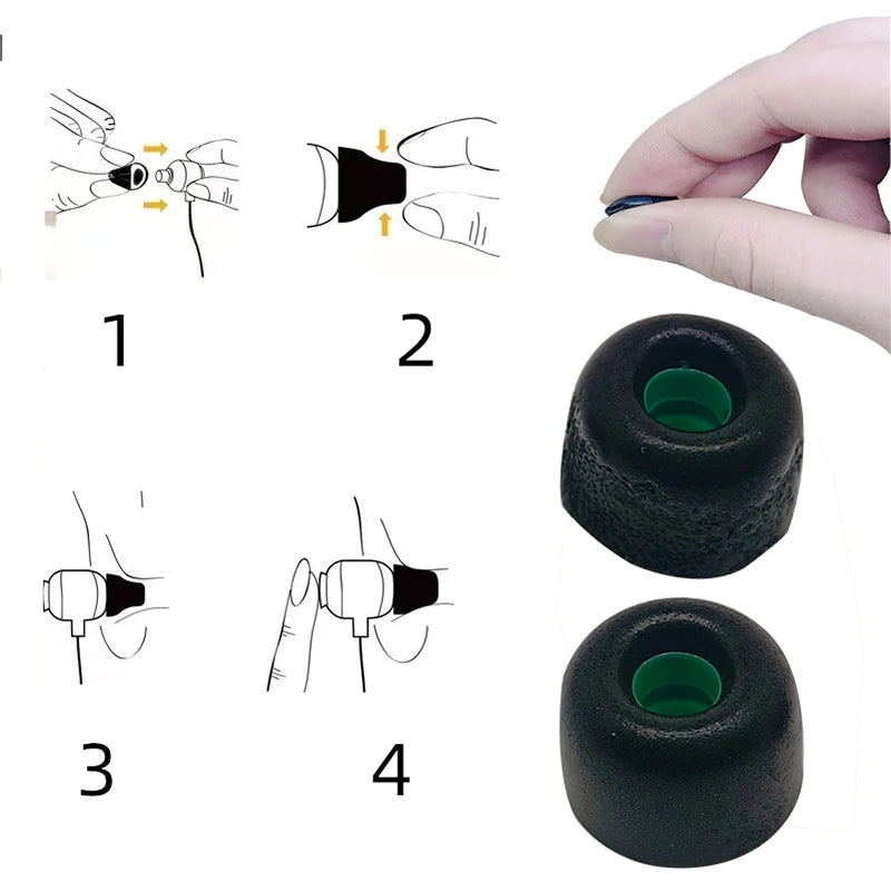 Memory Foam Earphones Ear Pads Case For Sony WF-1000XM4 In-Ear Covers Earbud Tips Ear Caps Eartips Cushion