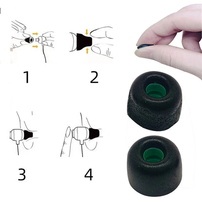 Memory Foam Earphones Ear Pads Case For Sony WF-1000XM4 In-Ear Covers Earbud Tips Ear Caps Eartips Cushion