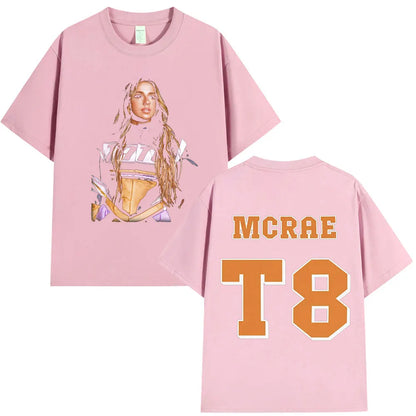 Tate McRae T8 So Close To What 2025 Album T-shirt Fans Gift Men Women Harajuku Cotton Short Sleeve T-shirts Summer Tee Shirt