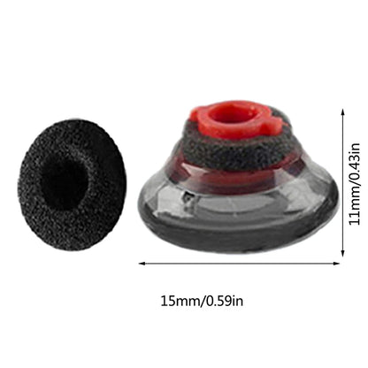 Earplug Earphone Tip Soft Silicone Ear Pads Earbuds Tips Eargels Black Foam Accessories For Plantronics Voyager 5200 Earplugs