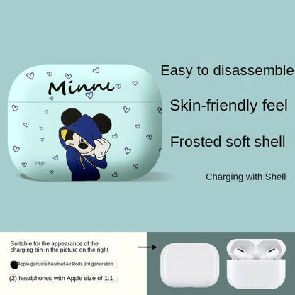 Cover for Apple AirPods 1 2 3 3rd Case for AirPods Pro Case Cute Cartoon Disney Anime Air Pords Pro2 Earphone Case Accessories