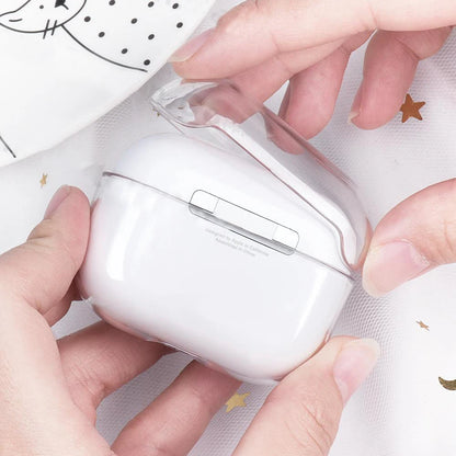 Crystal Cute Earphone Case For Apple AirPods 3 2 1 Case PC Hard Transparent Protective Cover For Airpod Pro 1st 2nd Charging Box