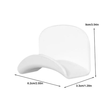 Punch-free Head-mounted Headphone Bracket Storage Hook Dormitory Wall-mounted Computer Headset Holder Earphone Display Stand